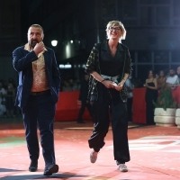 Producer Damir Ibrahimović and director Jasmila Žbanić, Red Carpet, 27th Sarajevo Film Festival, 2021 (C) Obala Art Centar