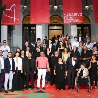 Crew of Not so Friendly Neighbourhood Affair, Red Carpet, 27th Sarajevo Film Festival, 2021 (C) Obala Art Centar