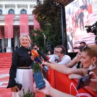 Actor Jasna Đuričić, Red Carpet, 27th Sarajevo Film Festival, 2021 (C) Obala Art Centar