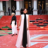 Actor Daria Lorenci Flatz, Red Carpet, 27th Sarajevo Film Festival, 2021 (C) Obala Art Centar	