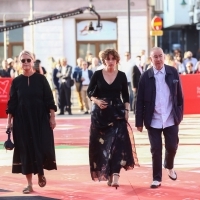 Cecilia Lidin, Mila Turajlić and Jean-Pierre Rehm, Jury of Competition Programme - Documentary Film, Red Carpet, 27th Sarajevo Film Festival, 2021 (C) Obala Art Centar