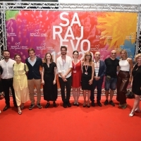 Crew of Awake and Tina Hajon, Avantpremiere Series, Cineplexx, 27th Sarajevo Film Festival, 2021 (C) Obala Art Centar	