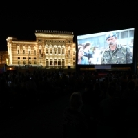 Screening of Quo Vadis, Aida?, Open Air Cinema Stari grad, 27th Sarajevo Film Festival, 2021 (C) Obala Art Centar	