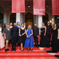 Elma Tataragić and the crew of The Elegy of Laurel, Red Carpet, 27th Sarajevo Film Festival, 2021 (C) Obala Art Centar