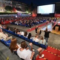 Screening of Hit the Road, Coca-Cola Open Air Cinema, 27th Sarajevo Film Festival, 2021 (C) Obala Art Centar