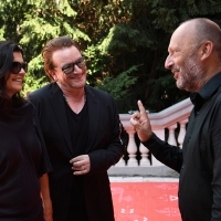 Ali Hewson, Bono Vox and Mirsad Purivatra, Red Carpet, 27th Sarajevo Film Festival, 2021 (C) Obala Art Centar	