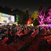 Screening of The Father, Open Air Cinema Safet Zajko, 27th Sarajevo Film Festival, 2021 (C) Obala Art Centar
