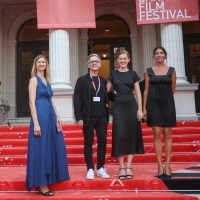 Elma Tataragić and the crew of Moon, 66 Questions, Red Carpet, 27th Sarajevo Film Festival, 2021 (C) Obala Art Centar