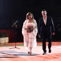 Director Najwa Najjar and producer Hani Kort, Red Carpet, 27th Sarajevo Film Festival, 2021 (C) Obala Art Centar