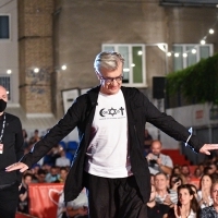 Wim Wenders, screening of Paris, Texas, Tribute To, Coca-Cola Open Air Cinema, 27th Sarajevo Film Festival, 2021 (C) Obala Art Centar