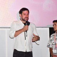 Actors Goran Bogdan and Valentino Zenuni, In Focus, Cineplexx, 27th Sarajevo Film Festival, 2021 (C) Obala Art Centar