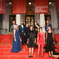 Crew of Looking for Venera, Red Carpet, 27th Sarajevo Film Festival, 2021 (C) Obala Art Centar