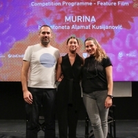 Crew of Murina, Competition Programme Press Conference, National Theater, 27th Sarajevo Film Festival, 2021 (C) Obala Art Centar	
