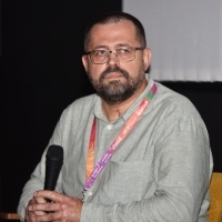 Mihai Grecea, panel discussion after the screening of Collective, Human Rights Day supported by the Embassy of the Netherlands, Cineplexx, 27th Sarajevo Film Festival, 2021 (C) Obala Art Centar