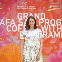 Director Tanja Deman, Photo Wall, Festival Square, 27th Sarajevo Film Festival, 2021 (C) Obala Art Centar