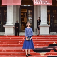 Lili Horvát, director of Preparations to Be Together for an Unknown Period of Time, In Focus, Red Carpet, 27th Sarajevo Film Festival, 2021 (C) Obala Art Centar