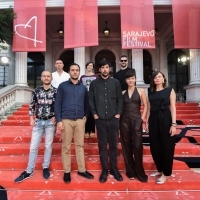 Authors of the Competition Programme - Short Film, Red Carpet, 27th Sarajevo Film Festival, 2021 (C) Obala Art Centar
