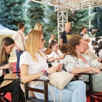 Docu Press Corner, Festival Square, 27th Sarajevo Film Festival, 2021 (C) Obala Art Centar