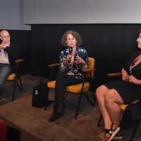 Crew of Our River...Our Sky and moderator Emina Kovačević, Q&A, Dealing with the Past, Cineplexx, 27th Sarajevo Film Festival, 2021 (C) Obala Art Centar