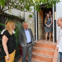 Dealing with the Past Reception hosted by Delegation of the European Union to Bosnia and Herzegovina and Regional Youth Cooperation Office, Kutcha, 27th Sarajevo Film Festival, 2021 (C) Obala Art Centar