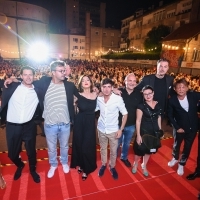 Crew of Toma, Coca-Cola Open Air Cinema, 27th Sarajevo Film Festival, 2021 (C) Obala Art Centar