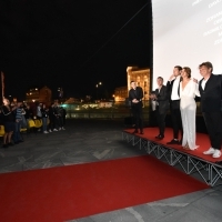 Crew of Toma, Open Air Cinema Stari grad, 27th Sarajevo Film Festival, 2021 (C) Obala Art Centar