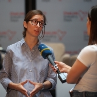 Maša Marković, CineLink Talks, Hotel Europe, 28th Sarajevo Film Festival, 2022 (C) Obala Art Centar