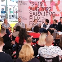 Cineplexx Docu Press Corner, 28th Sarajevo Film Festival, 2022 (C) Obala Art Centar