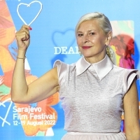 The Best Leading Actress in Comedy: Jasna Đuričić, Awards Ceremony for TV Series - hosted by BH Telecom, Hotel Hills, 28th Sarajevo Film Festival, 2022 (C) Obala Art Centar