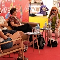 DOCU Press Corner, Festival Square, 28th Sarajevo Film Festival, 2022 (C) Obala Art Centar