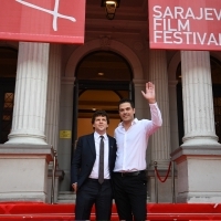 Jesse Eisenberg and Jovan Marjanović,  Red Carpet, 28th Sarajevo Film Festival, 2022 (C) Obala Art Centar