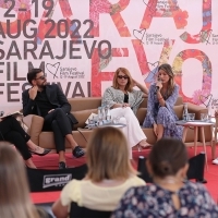 Avant Premiere Series Press Conversation with the Crew: The Fall, Festival Square,28th Sarajevo Film Festival, 2022 (C) Obala Art Centar