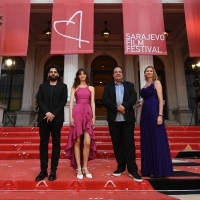 Competition Programme Jury - Short Film and Elma Tataragić, Red Carpet, National teather, 28th Sarajevo Film Festival, 2022 (C) Obala Art Centar