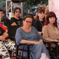 Docu Press Corner Meeting with film directors, Festival square, 28th Sarajevo Film Festival, 2022 (C) Obala Art Centar