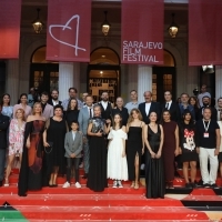 Crew: May Labour Day, Red Carpet, National theater, 28th Sarajevo Film Festival, 2022 (C) Obala Art Centar 