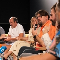 Press Conference, Crew: May Labour Day by Pjer Žalica, Cineplexx, 28th Sarajevo Film Festival, 2022 (C) Obala Art Centar