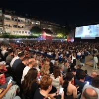 Screening of May Labour Day by Pjer Žalica, Coca-Cola Open Air, 28th Sarajevo Film Festival, 2022 (C) Obala Art Centar