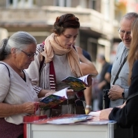 Festival atmosphere, Festival Square, 29th Sarajevo Film Festival, 2023 (C) Obala Art Centar