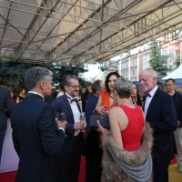 Festival Welcome Drink, Festival Square, 29th Sarajevo Film Festival, 2023 (C) Obala Art Centar