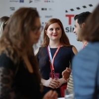 Docu Rough Cut Boutique, TRT Industry terrace, Hotel Europe, 29th Sarajevo Film Festival, 2023 (C) Obala Art Centar