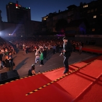 Jovan Marjanović, director of Sarajevo Film Festival, Coca-Cola Open Air Cinema, 29th Sarajevo Film Festival, 2023 (C) Obala Art Centar 
