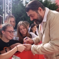 Goran Navojec, actor, Red Carpet, National Theater, 29th Sarajevo Film Festival, 2023 (C) Obala Art Centar