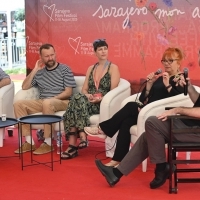 Docu Press Corner, Festival Square, 29th Sarajevo Film Festival, 2023 (C) Obala Art Centar