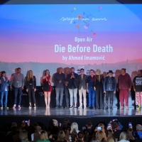 The crew of the film DIE BEFORE DEATH, Bosnian Cultural Center, 29th Sarajevo Film Festival, 2023 (C) Obala Art Centar
