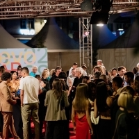 Fetival Drink Hosted by Film Centre of Montenegro, Festival Square, 31st Sarajevo Film Festival, 2025 (C) Obala Art Centar