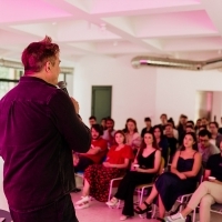 Talents Sarajevo: Taking Off with Alec von Bergen, Talents Sarajevo House (European House of Culture and National Minorities), 31st Sarajevo Film Festival, 2025 (C) Obala Art Centar	