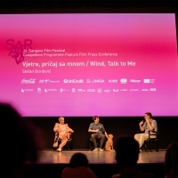 Press conference: Wind, Talk To Me, National Theatre, 31st Sarajevo Film Festival, 2025 (C) Obala Art Centar
