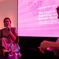 In Conversation with Louise H. Johansen, Talents Sarajevo House (European House of Culture and National Minorities), 31st Sarajevo Film Festival, 2025 (C) Obala Art Centar