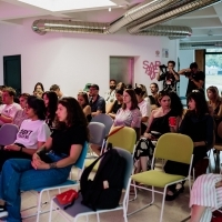 In Conversation with Louise H. Johansen, Talents Sarajevo House (European House of Culture and National Minorities), 31st Sarajevo Film Festival, 2025 (C) Obala Art Centar