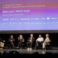 Press conference: White Snail, National Theatre, 31st Sarajevo Film Festival, 2025 (C) Obala Art Centar